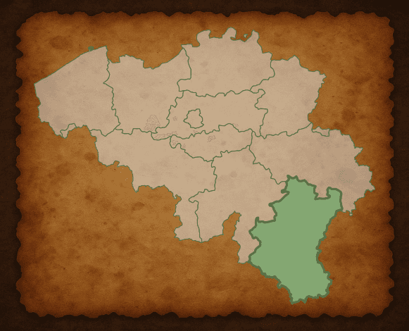 Kaart van Luxemburg (België)