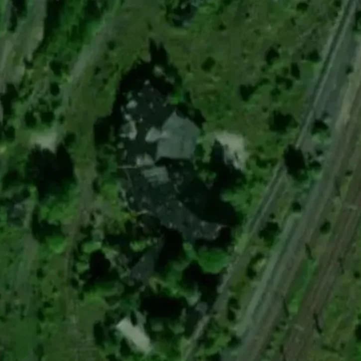 Verlaten Opstelterrein treinen	