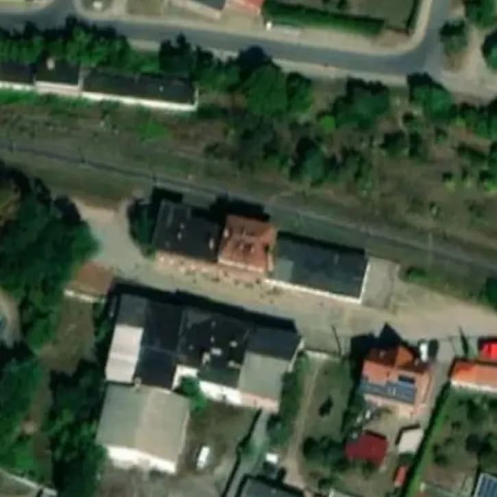 Verlaten Treinstation	