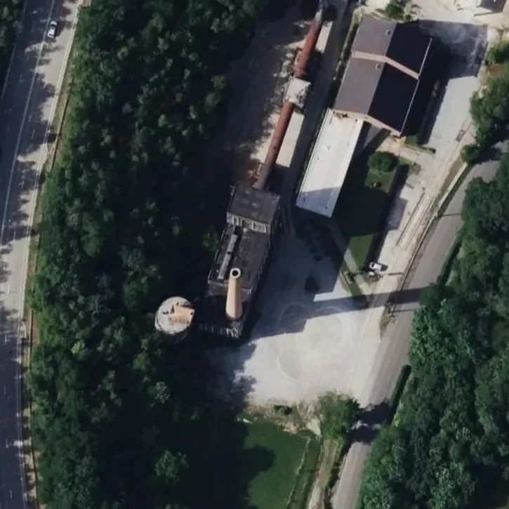 Verlaten Kalksteen Fabriek